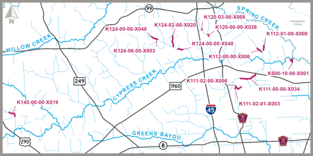 Construction Advisory for Major Maintenance of Cypress Creek and Tributaries Cypress Klein